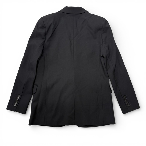 Madewell Kline Blazer Jacket Womens 4 Black NWT 1 Button - Picture 2 of 12